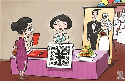 伴娘掛二維碼收取禮金，微信掃碼支付到處是商機(jī)！